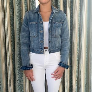 Abercrombie Cropped Jean Jacket